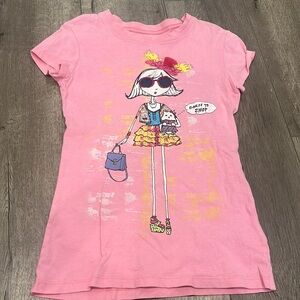 Born to shop girls shirt